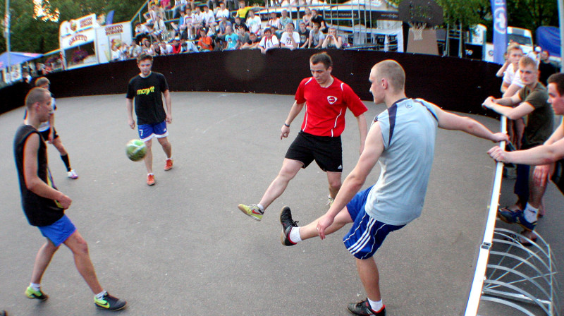 "Ghetto Football" spēle Grīziņkalnā
Foto: Renārs Buivids