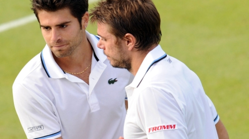 Simone Bolelli šodien apspēlēja Stanislasu Vavrinku
Foto: AFP/Scanpix