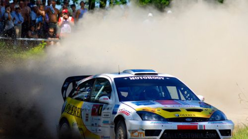 Marko Martins pagājušajā Igaunijas rallijā
Foto: Jānis Asaris