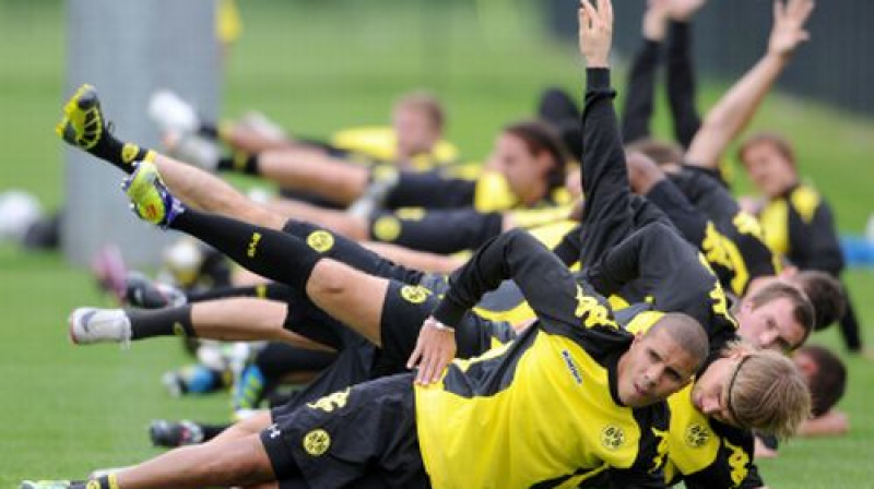 Dortmundes "Borussia" var sagādāt pārsteigumu arī Čempionu līgas finālā.

Foto: AFP/Scanpix