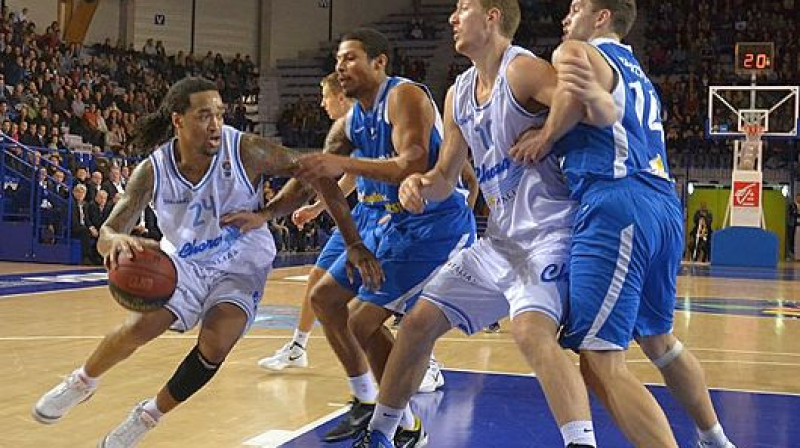 BK "Ventspils" un "Roanne Basket" pirmā spēle aizritēja spraigā cīņā. Kā būs Ventspilī?
Foto: fibaeurope.com