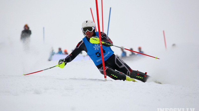 Arī janvārī K.Zvejnieks bija otrais Norvēģijā, tā kā šī ziemeļu kalnu slēpošanas nācija sāks respektēt Latviju šajā sporta veidā. Foto:Infoski.lv