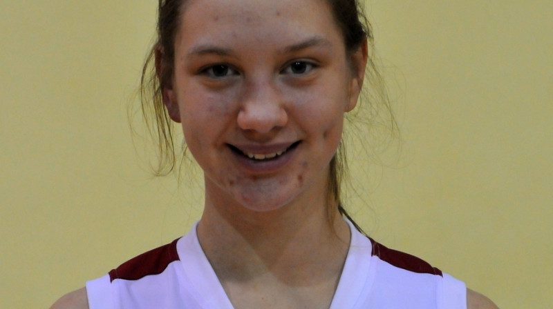 Paula Strautmane: pērnsezon izšķirošie punkti Eirpas U16 čempionāta B līgā, 2013.gada vasarā iespēja spēlēt A līgā.
Foto: basket.lv