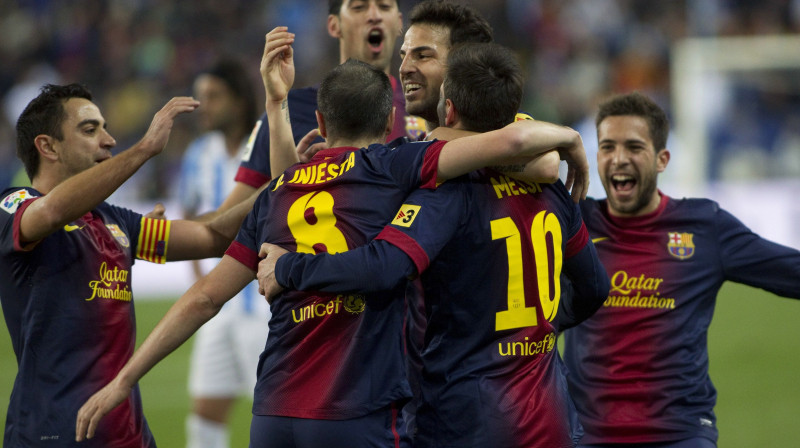 ''Barcelona'' var priecāties
Foto: AP/Scanpix