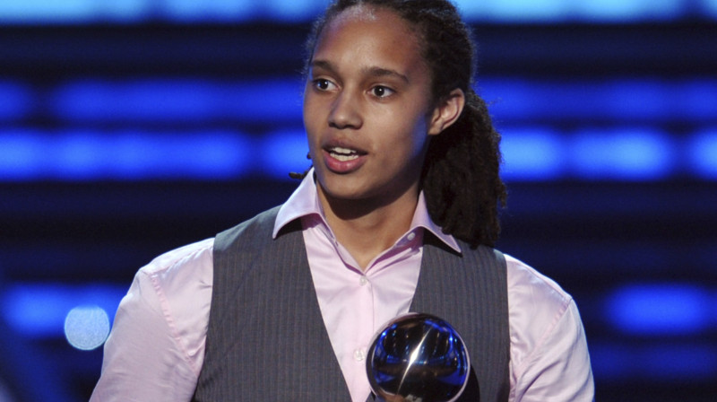 Britnija Grainere: 2012. gada NCAA čempione un 2013. gada WNBA drafta favorīte
Foto: AP/Scanpix