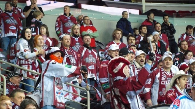 Rīgas "Dinamo" līdzjutēji
Foto: www.dinamofans.eu