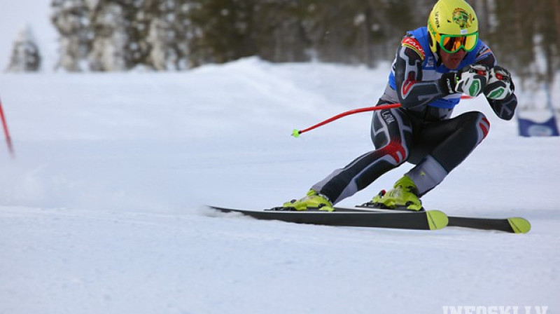 Kristaps Zvejnieks ir tuvu,lai izcīnītu trīs uzvaras. Foto:Infoski.lv