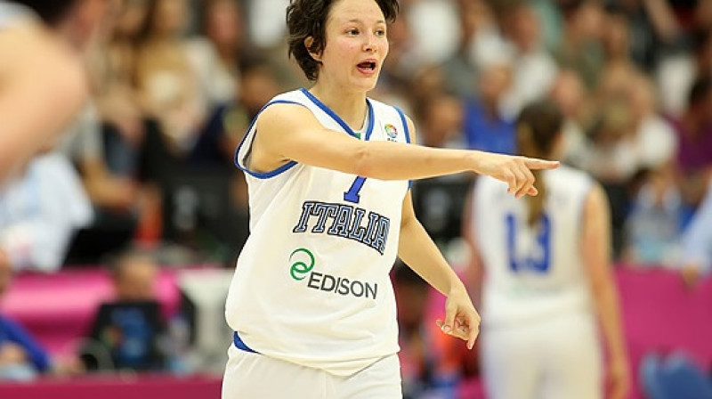 Itālijas basketboliste Džordžija Sotana
Foto: FIBA Europe