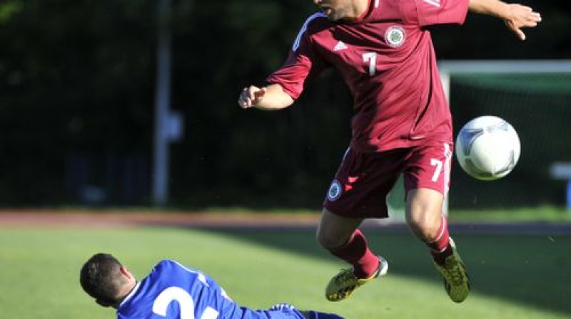 Artūrs Karašausks pret Lihtenšteinas U21 izlasi
Foto: Romāns Kokšarovs, Sporta Avīze, f64