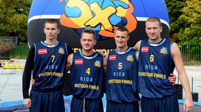 Jelgavniekiem gatavojas 3x3 basketbola EuroTour finālposma ceturtdaļfinālam.
Foto: FIBAEurope.com