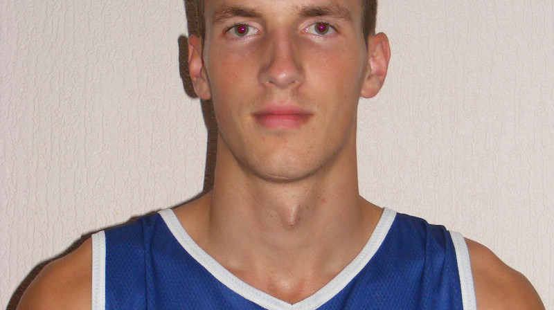 Ogres Basketbola skolas komandas uzbrucējs Rūdolfs Zēns.
Foto: Ogres BS