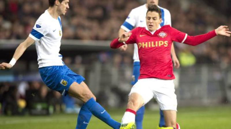 Epizode no PSV un "Vitesse" spēles
Foto: AFP/Scanpix