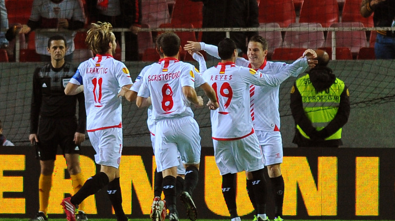 "Sevilla" futbolisti
Foto: AFP/Scanpix