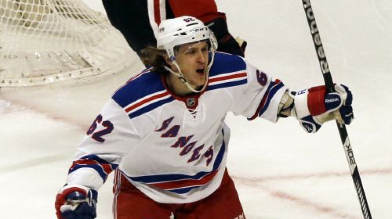 "Rangers" uzvaras vārtu autors Karls Hegelins
Foto:AP/Scanpix