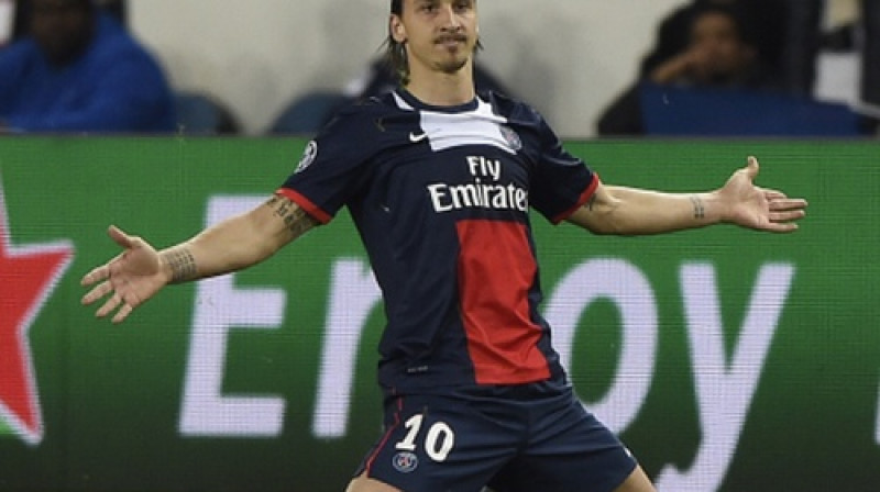 Zlatans Ibrahimovičs 
Foto: AFP/Scanpix