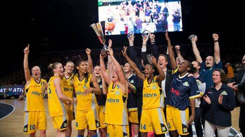 Anete Šteinberga un "Castors Braine": pirmie divi tituli kluba vēsturē
Foto: Castors Braine