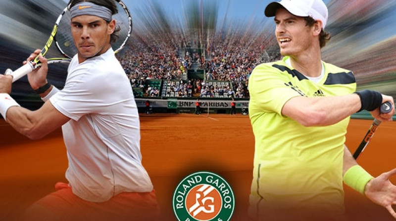 Rafaels Nadals pret Endiju Mareju
Foto: http://www.rolandgarros.com