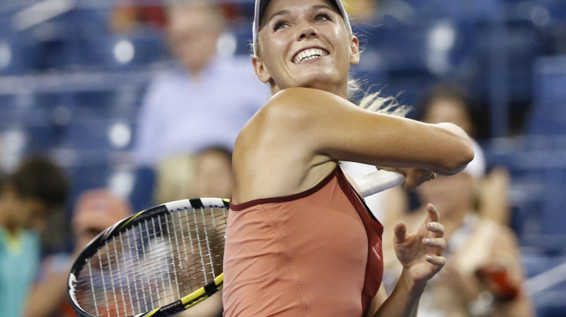 Karolīna Vozņacki soļa attālumā no otrā "US Open" fināla
Foto: Reuters/Scanpix