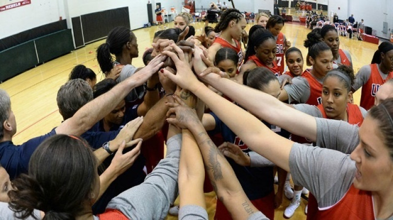 ASV sieviešu izlases spēlētājas
Foto: USA Basketball