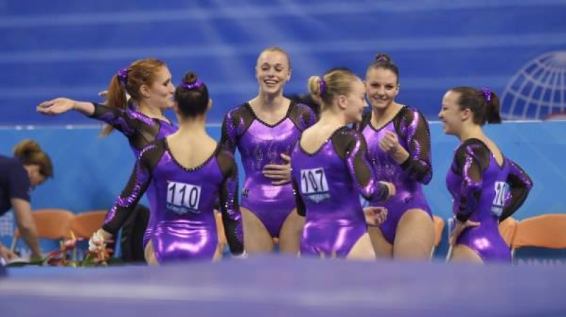 Vingrotājas pasaules čempionātā 2014 
Foto: fig-gymnastics.com