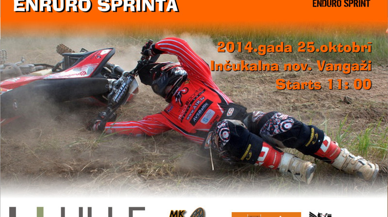 Afiša
Enduro sprints Vangažos