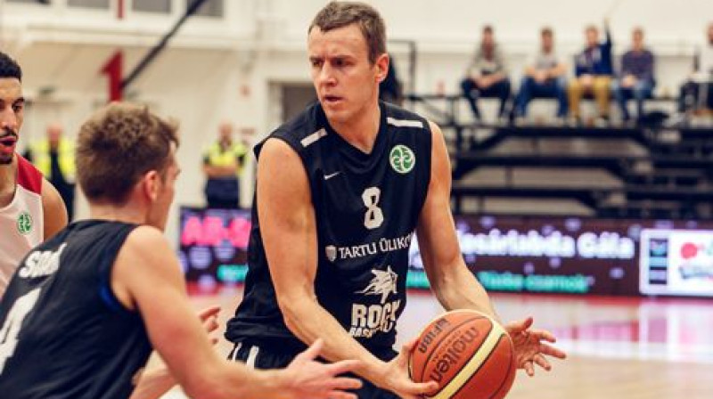 Tartu "Rock" līderis Janars Talts (13,3 punkti un 7,0 atlēkušās bumbas) 
Foto: FIBA Europe