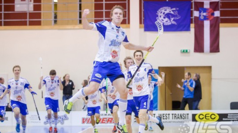 "Cēsu alus/Lekrings"
Foto: Raivo Sarelainens, floorball.lv