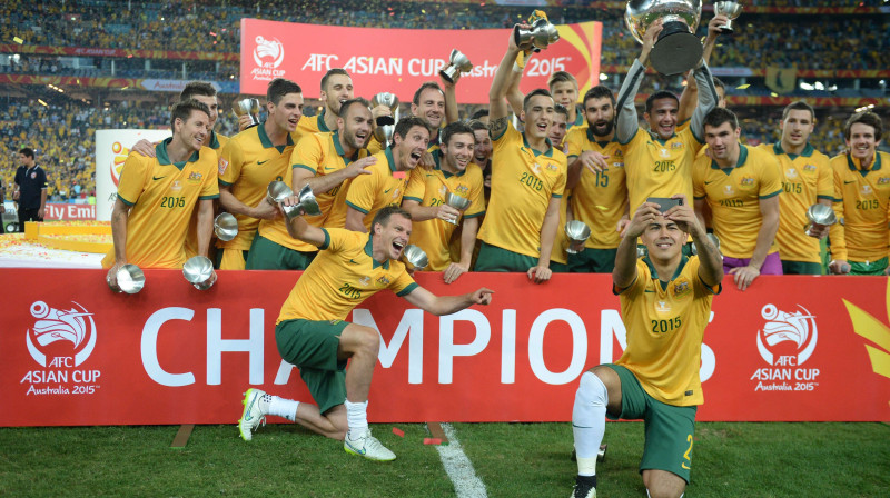 Austrālijas izlase futbolā 
Foto: AFP/Scanpix