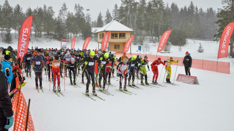 Tikko dots starts Madonas tautas slēpojumam. Foto: Sportlat