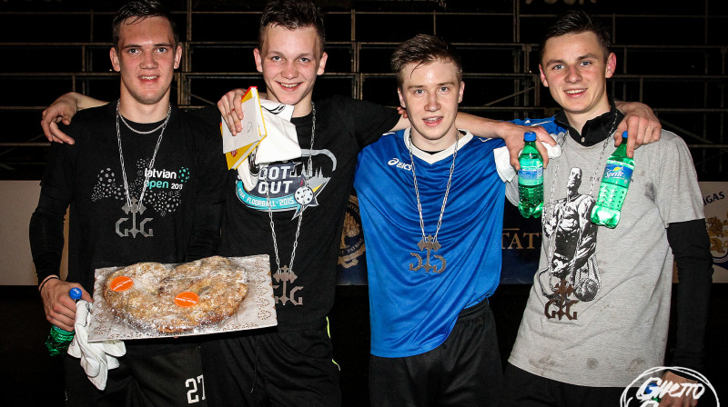 26. maija "Ghetto Floorball" čempioni - "Skolnieki"
Foto: Renārs Buivids (Ghetto Games)