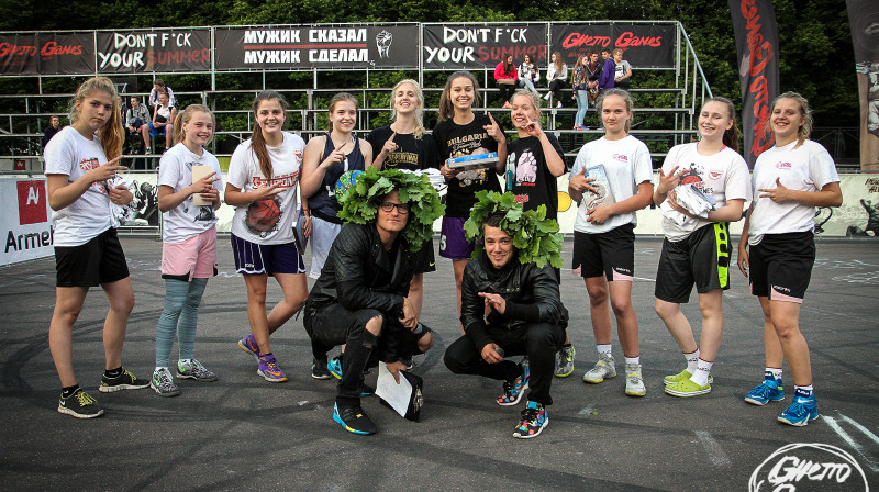 25. jūnija "Ghetto Basket" U15 meiteņu grupas labākās komandas
Foto: Renārs Buivids (Ghetto Games)