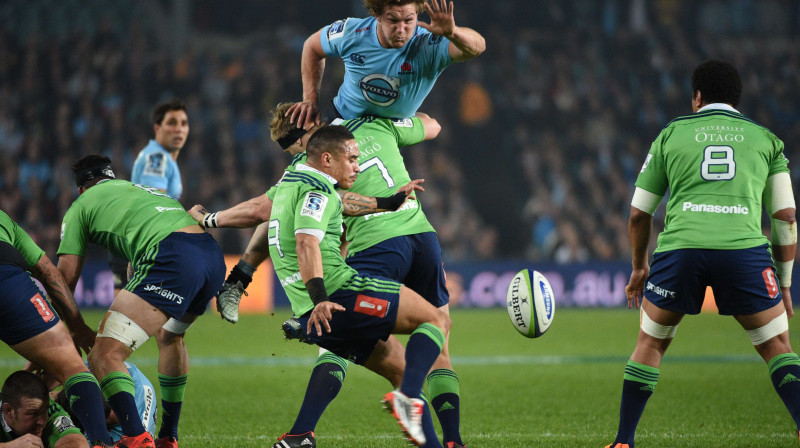 "Highlanders" - "Waratahs" pusfinālspēles epizode
Foto: AP/Scanpix