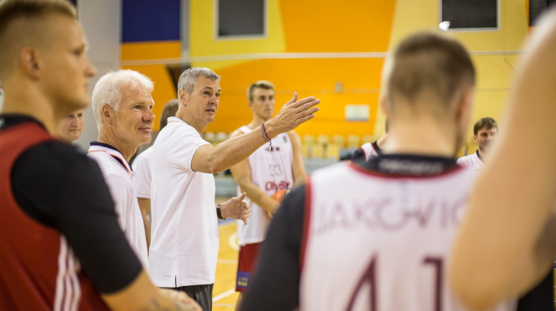 Valstsvienības galvenais treneris Ainars Bagatskis: "Prieks strādāt!"
Foto: Mikus Kļaviņš