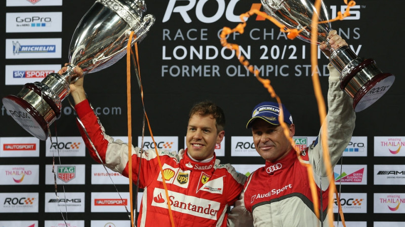 Sebastjans Fetels un Toms Kristiansens
Foto: raceofchampions.com