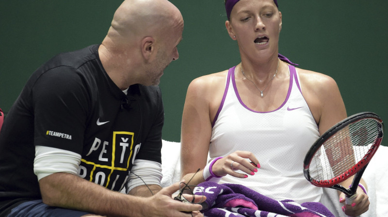 Davids Kotiza un Petra Kvitova
Foto: AP/Scanpix