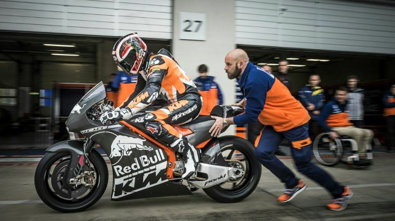 KTM testē MotoGP motociklu
Foto: motorcycledaily.com