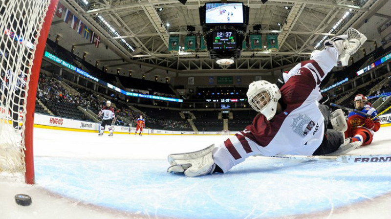 Latvija - Krievija 
Foto: Matt Zambonin / u18worlds2016.iihf.com