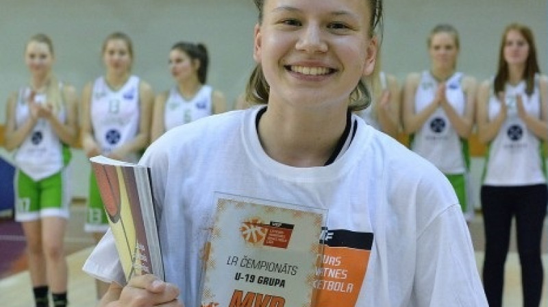 Amanda Betlere: U19 čempionāta vērtīgākā spēlētāja
Foto: Romualds Vambuts