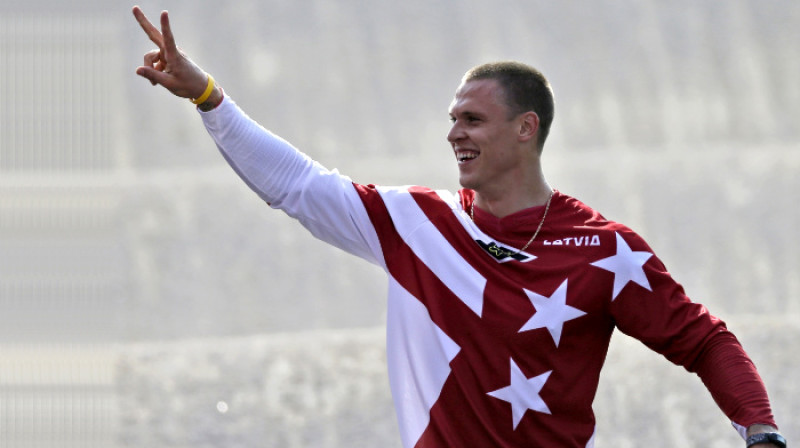 Divkārtējais olimpiskais čempions M.Štrombergs 
Foto: AP/Scanpix