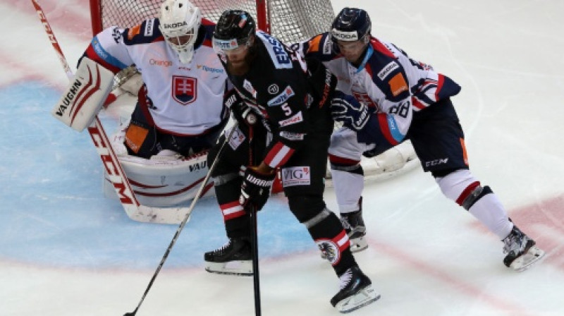 Tomass Rafls pie slovāku vārtiem
Foto: eishockey.at
