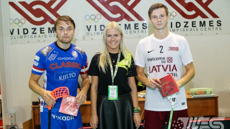 Toms Bitmanis ar labākā spēlētāja balvu
Foto: Latvian Open