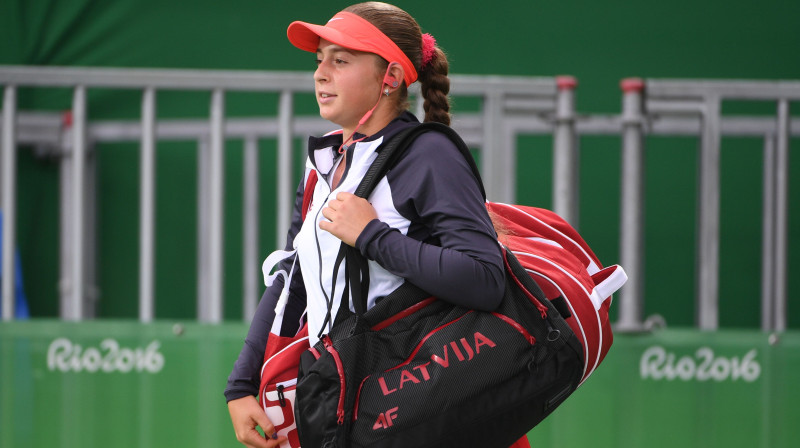 Aļona Ostapenko
Foto: Romāns Kokšarovs, F64