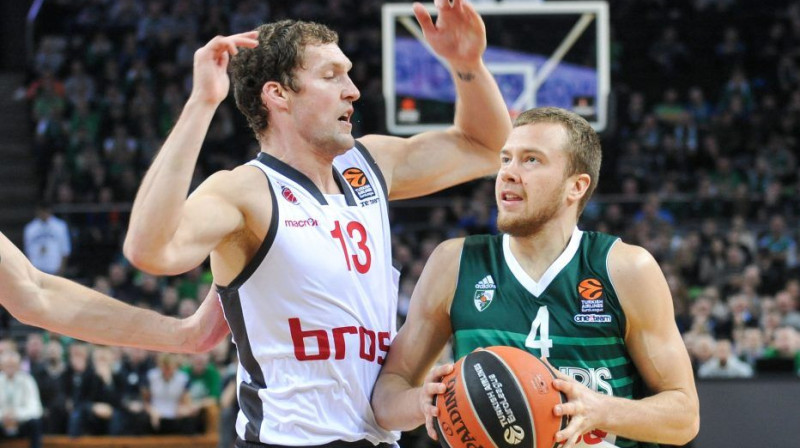 Jānis Strēlnieks un Luks Lekavičs 
Foto: zalgiris.lt