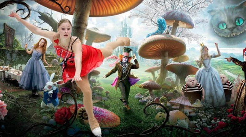 Diāna Ņikitina un Alise Brīnumzeme 
Foto: diananikitinafs / Alice in Wonderland