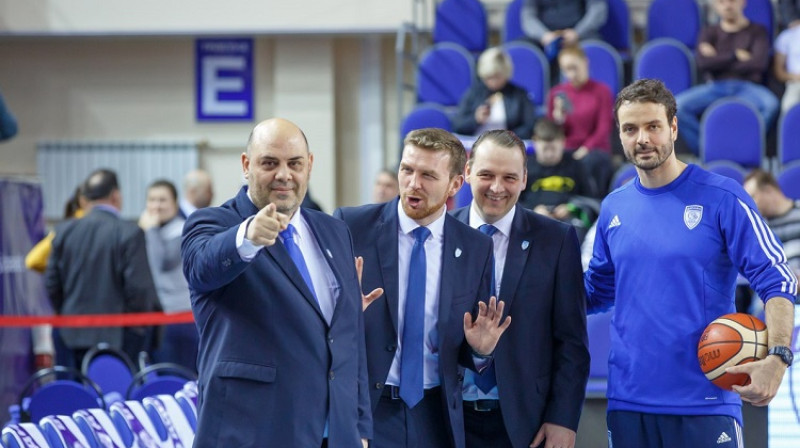 Mārtiņš Zībarts un Kurskas "Dynamo": pirmā vieta Premjerlīgas regulārajā sezonā
Foto: kurskbasket.ru