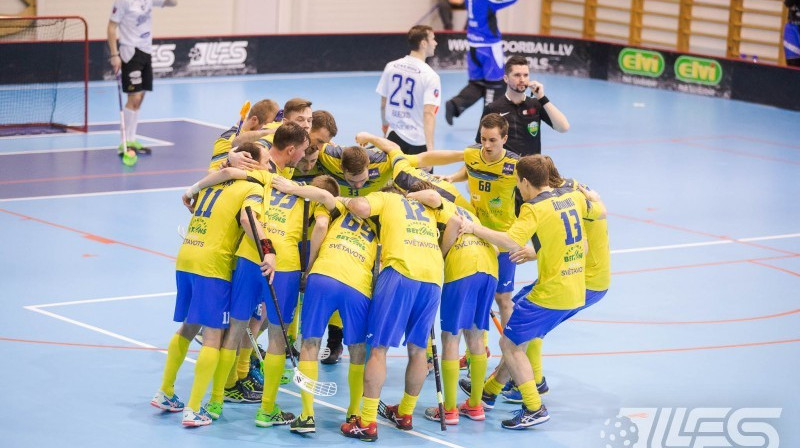 Stalbes "Pārgauja" ceturtdaļfinālā izslēdza titulēto "Lekringu"
Foto: Raivo Sarelainens, floorball.lv