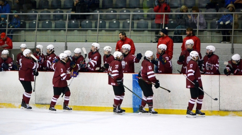 Latvijas U18 hokeja izlase
Foto: Jekaterina Urošļeva