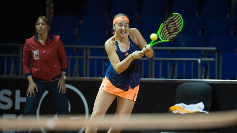 Aļona Ostapenko 
Foto: Porsche Tennis Grand Prix