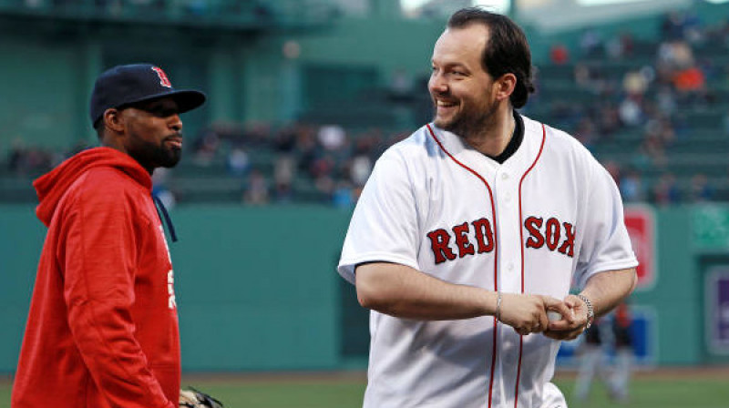 Džekijs Bredlijs un Andris Nelsons 
Foto: Jim Davis / bostonglobe.com