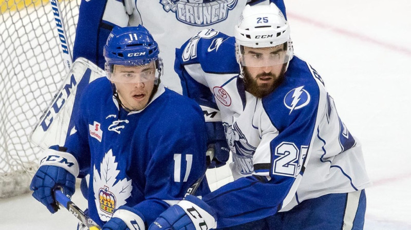 Toronto "Marlies" pret Sirakjūzas "Crunch"
Foto: Christian Bonin/TSGphoto.com